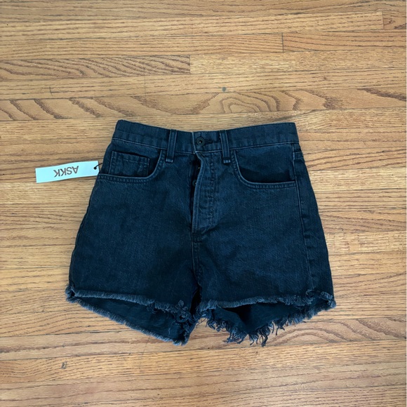 ASKK NY Pants - Askk nyc black shorts
